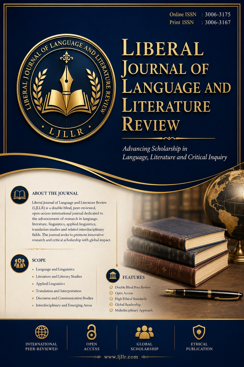Liberal Journal of Language and Literature Review — journal cover